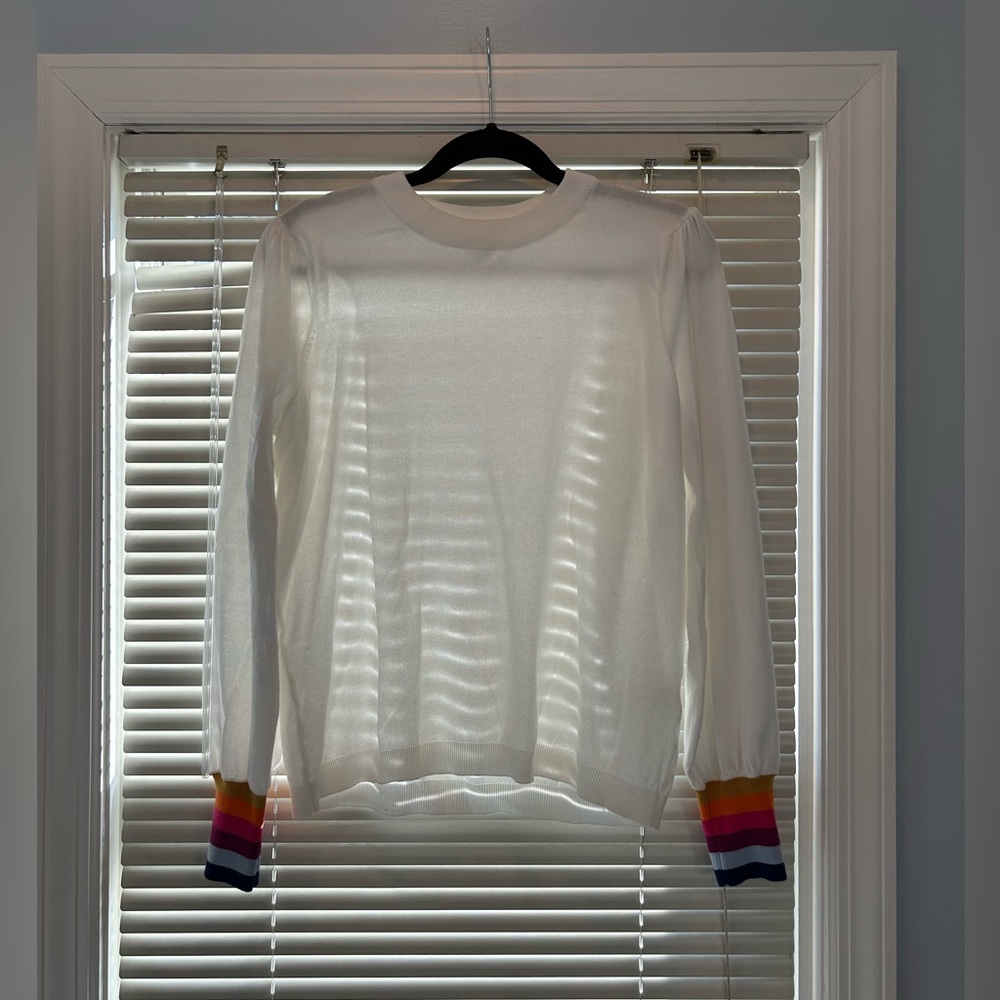 Rainbow Cuff Long Sleeve Top